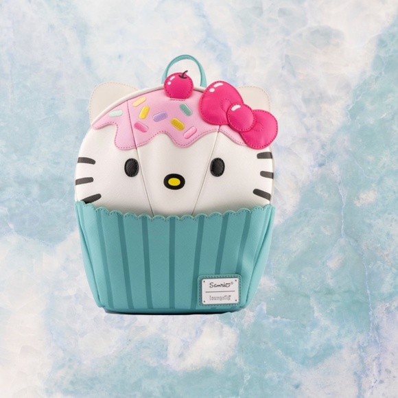 Loungefly x Sanrio Hello Kitty Cupcake Mini Backpack - Picture 1 of 5